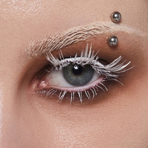 Darker Waves White Faux Lashes - Picture 2 of 5